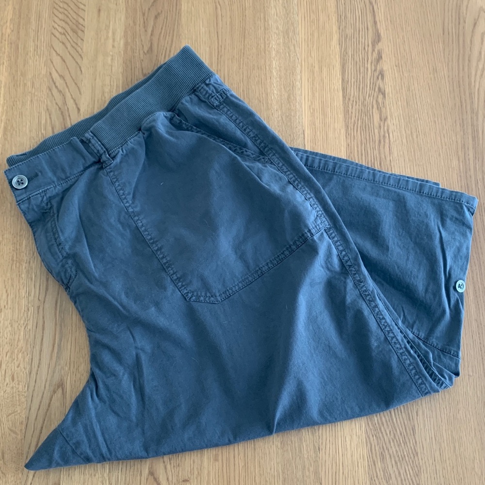 Evri blue/grey capris